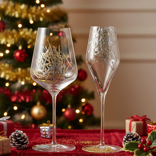 ワイングラスしぶき