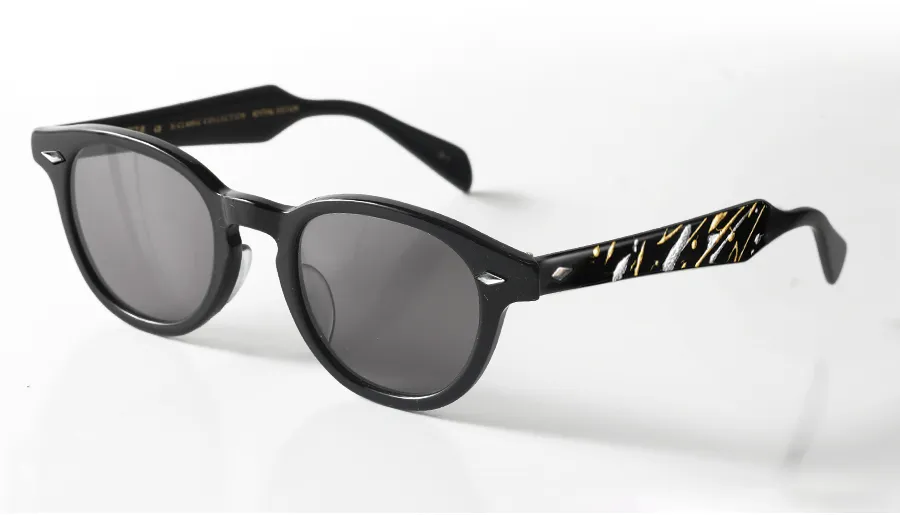 サングラス　しぶき