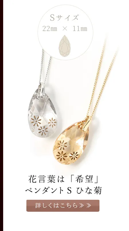 花言葉は「希望」ペンダントS ひな菊