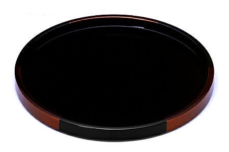 宮内庁御用達 漆器 山田平安堂】丸盆 白檀 | 漆器 山田平安堂 WEB本店