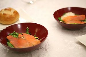 宮内庁御用達 漆器 山田平安堂】ペア寿恵広小鉢 古代朱（2個組