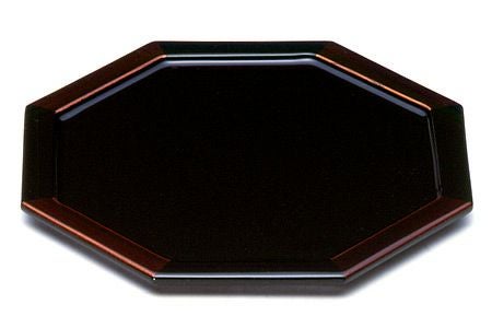 宮内庁御用達 漆器 山田平安堂】八角銘々皿 白檀 | 漆器 山田平安堂