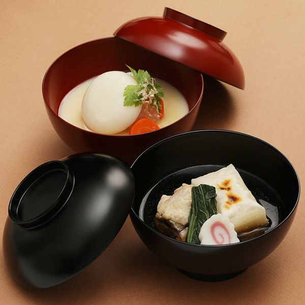 漆器 雑煮椀 朱 【宮内庁御用達 漆器 山田平安堂】