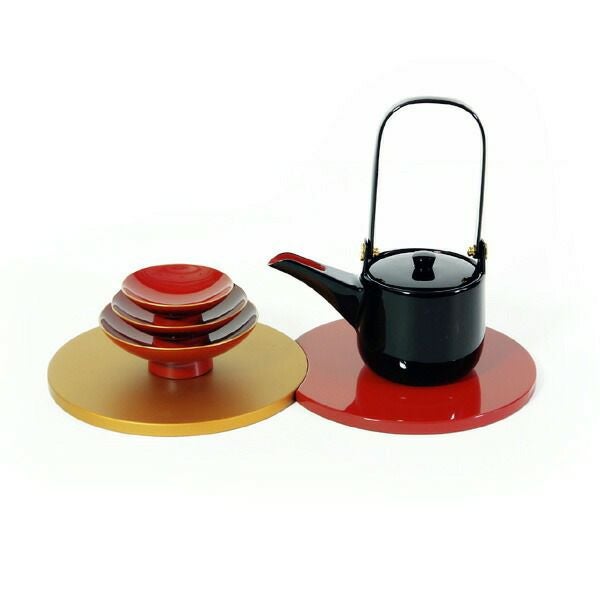 長く使うほど鮮やかな色合いに変わる屠蘇器 白檀【宮内庁御用達 漆器