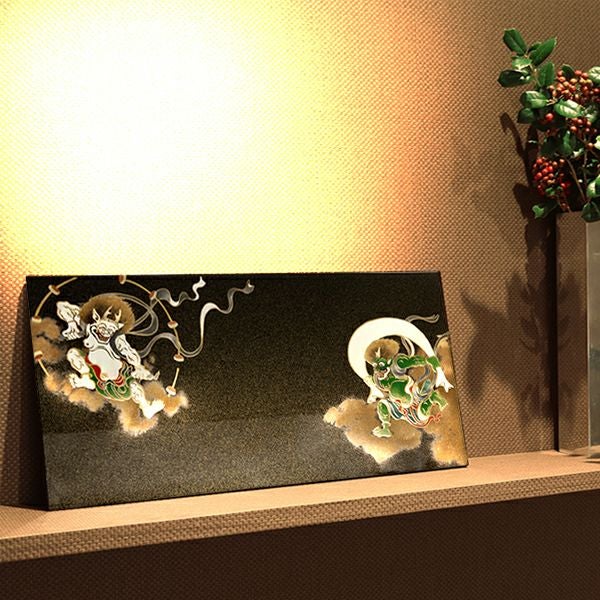 額 風神雷神之図 インテリア｜宮内庁御用達 漆器 山田平安堂WEB本店