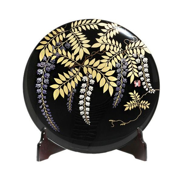 宮内庁御用達 漆器 山田平安堂】飾皿 藤蒔絵 | 漆器 山田平安堂 WEB本店