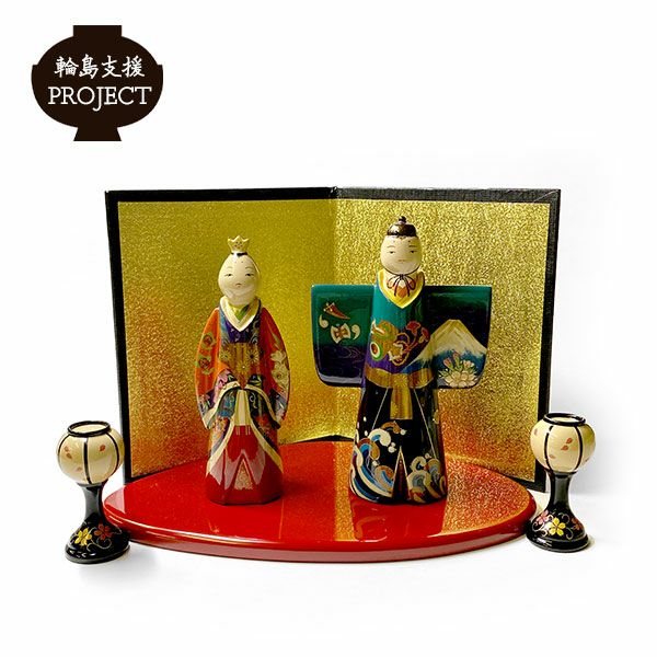 企画:輪島展】立ち雛飾 吉祥紋(輪島塗) | 漆器 山田平安堂 WEB本店 企画:輪島展】立ち雛飾 吉祥紋(輪島塗) | 漆器 山田平安堂 WEB本店