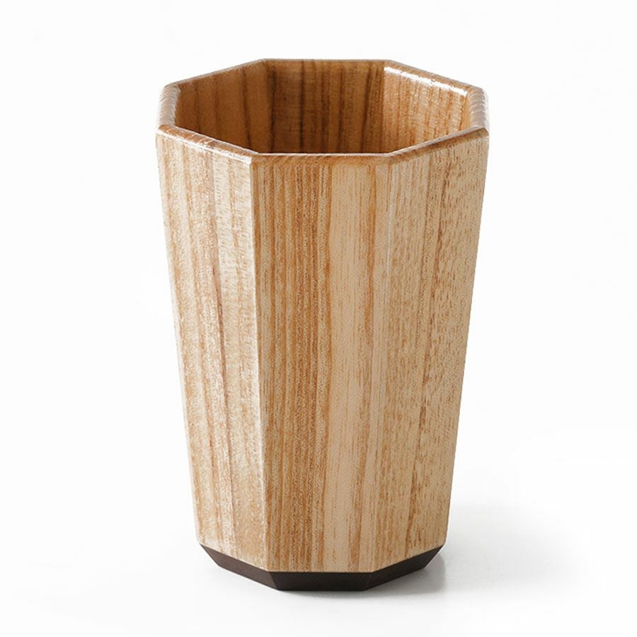 平安堂 会津セレクション】八角桐カップ（クリア） | 漆器 山田平安堂