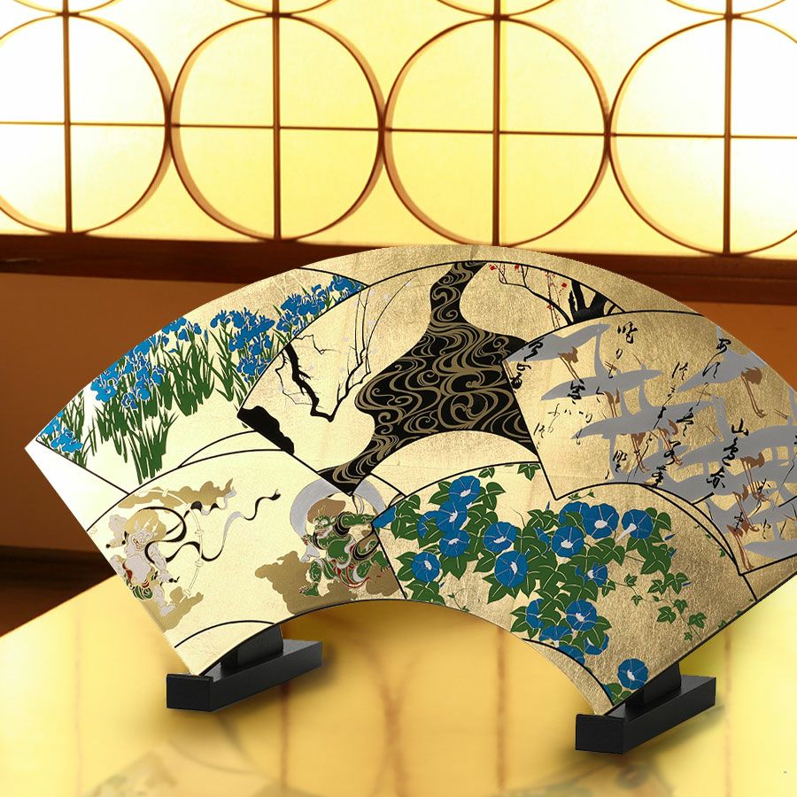 宮内庁御用達 漆器 山田平安堂】扇面額 琳派写 | 漆器 山田平安堂 WEB本店