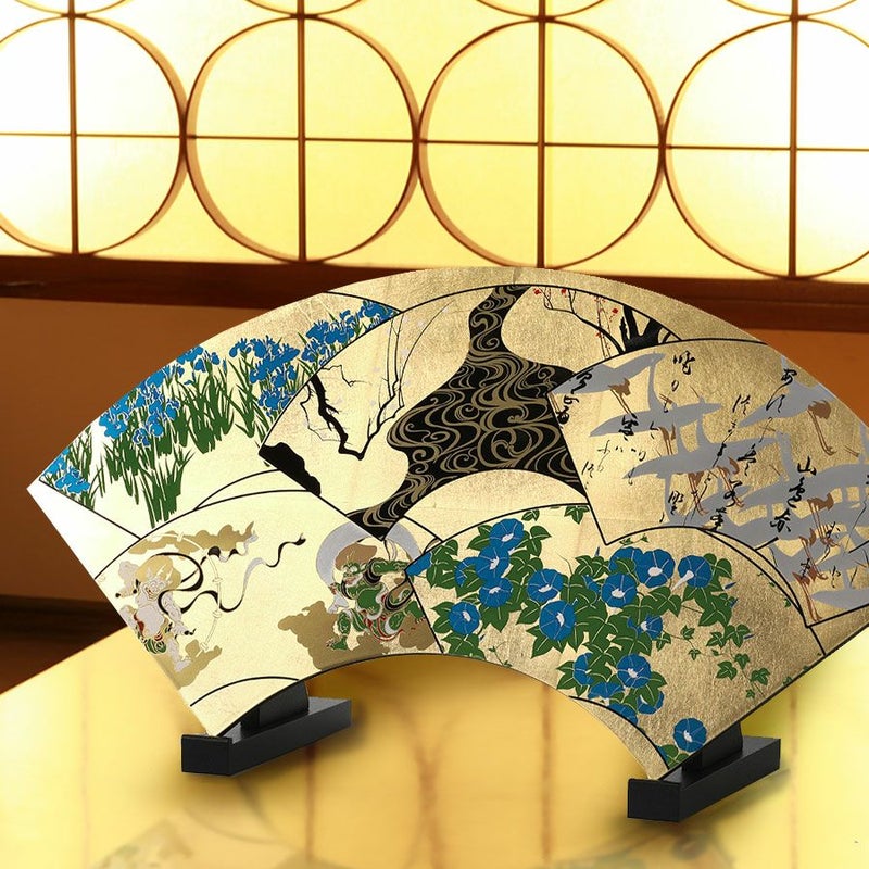 宮内庁御用達 漆器 山田平安堂】扇面額 琳派写 | 漆器 山田平安堂 WEB本店